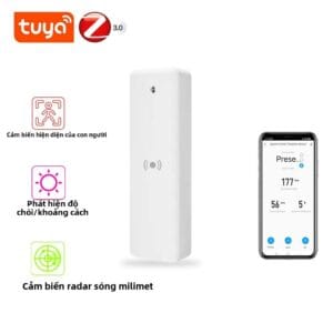 Cảm Biến Hiện diện tích hợp cảm biến ánh sáng nền tảng Tuya kết nối zigbee
