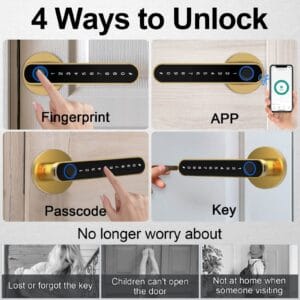 Khóa Vân tay ngăn phòng cao cấp hỗ trợ mở khóa qua điện thoại